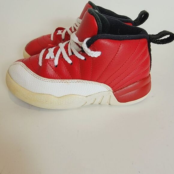 Nike Air Jordan Retro XII 12 Red White 850000 Size 9CToddler - Picture 2 of 8